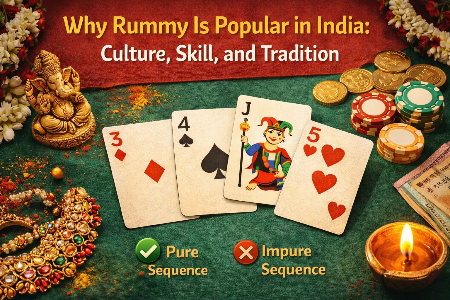 why rummy is popular in india